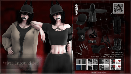 . Velvet Unbound Set by RatBerry