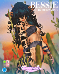 Bessie the Blueberry Cow (PC & FT) - FRUITS COLLAB