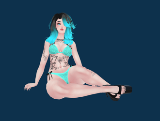 flower of nature egirl tattoo