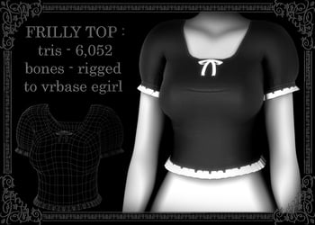Frilly Top ♫ ♪