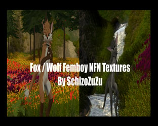 Fox / Wolf Femboy NFN Texture