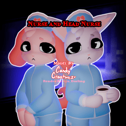 Nurse and Head Nurse (Animal Hospital) - VRChat Avatar