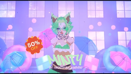 ︶꒦꒷Minty꒷꒦︶ - Femboy Fox (Pc/Quest)