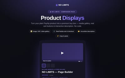 Product Displays — Premium Buy Box - NO LIMITS
