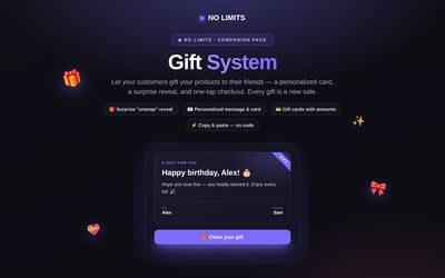 Gift System - NO LIMITS