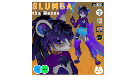 Slumba the Mouse Bundle  - VRChat Avatar - PERSONAL LICENSE ONLY