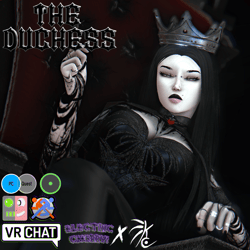 The Duchess (COLLAB) | UE VRCFT | PC ONLY | GOGO | VRChat Avatar (Personal License ONLY.)
