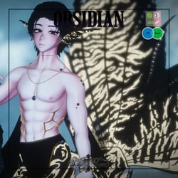 Obsidian - Merman Prince PC/Q/FT READ DESCRIPTION