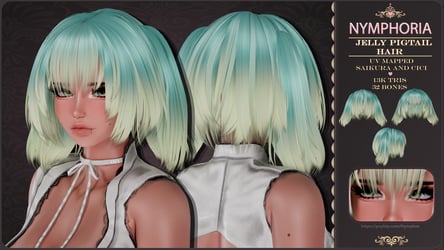 Server Freebie - Jelly Pigtails VRChat Hair