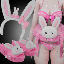 Bunny Party Pack (personal and commercial)