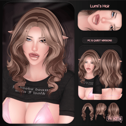 "Lumi's Hair" — Hair for VRChat