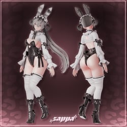 Dripping with Elegance | Bunny Suit with Ears and Tail