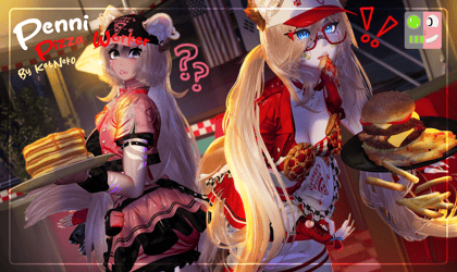 Penni Pizza Worker VRCFT (PC+Quest) Gogo