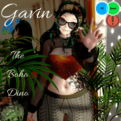 Gavin the Boho Dino (PC/Quest, Index, 65+ Toggles)