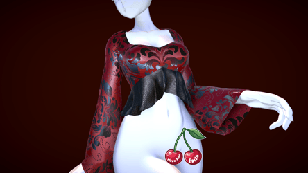 "Past Life" Peplum Top
