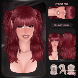 "Arialla's Braided Half-Up" — Hair for VRChat