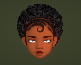 Twirly Braids Hair