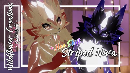 Striped Novabeast Texture - VRChat Texture
