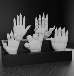 Kitbash Advent Day 1 (Hands)