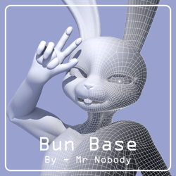 Mr Nobody's Bun Base - VRChat Avatar