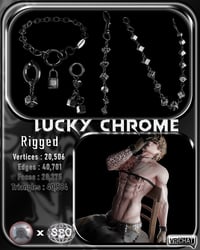 "LUCKY CHROME" jewelry pack
