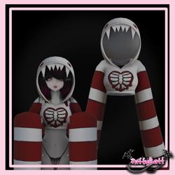 skele cropped sweater