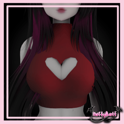 heart cutout top