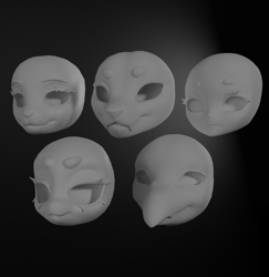 Kitbash Advent Day 7 (Heads)
