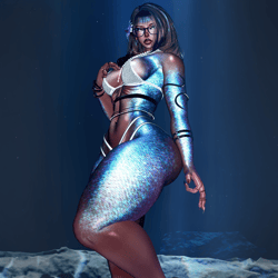 Fish scales and gills E-girl Tattoo