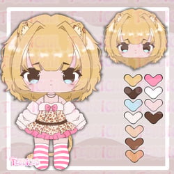 ♡ Leopard Adopt (comm license) ♡