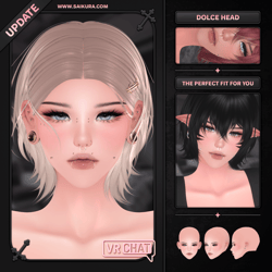 "DOLCE" — Head for VRChat [Update]