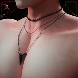 Jawed Necklace Set | Server Freebie [VRChat Asset]