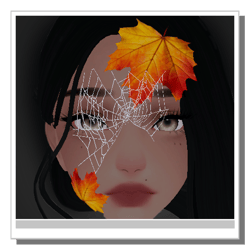 Spider-web leaf accessory