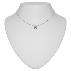 Bow pendant necklace (free)