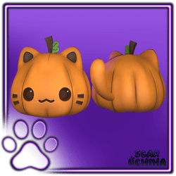 Pumpkin Cat | VRChat |