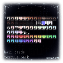 Hair Cards Texture Pack