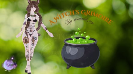 A Witch's Grimoire Texture - EGirl, Luxa, Marilynn