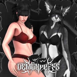 LEOPARD LINGERIE (MULTIBASE FURRY AND HUMAN, VRCFURY PREFABS)