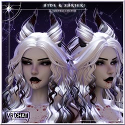 Hide & Shriek! Hair Horns FREE