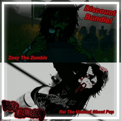 🦇 Back From The Dead Bundle || (PC + Quest + Opti + FT) || Discount Halloween Vrchat Avatar Bundle 🦇