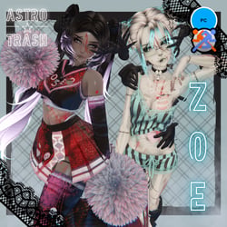 ZOE - ZOMBIE CHEERLEADER/HALLOWEEN - PC/GOGO