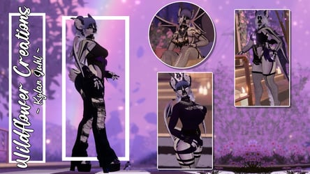 Wildflower Fem Bat - VRChat Model