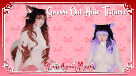Grown Out Hair Texture Edits