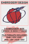 NBA Houston Rockets Logo Embroidery Design, NBA Embroidery Files, NBA ...