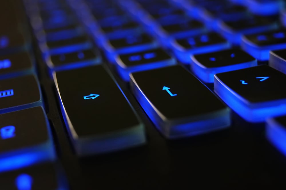 Photo by Marta Branco: https://www.pexels.com/photo/closeup-photo-of-black-and-blue-keyboard-1194713/