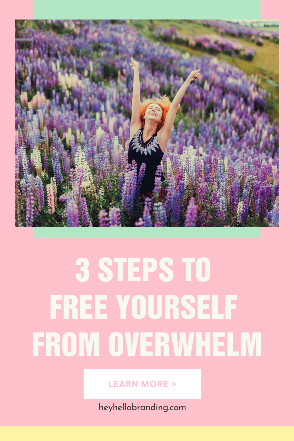 3 Steps to free yourself from overwhelm