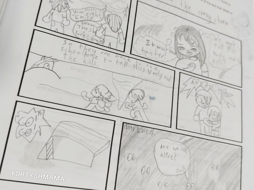 how to write a comic strip