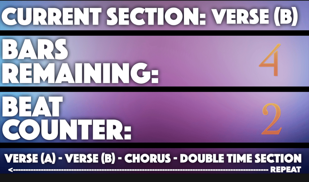 Ambient Indie Rock Drumless Track Structure Video Screenshot