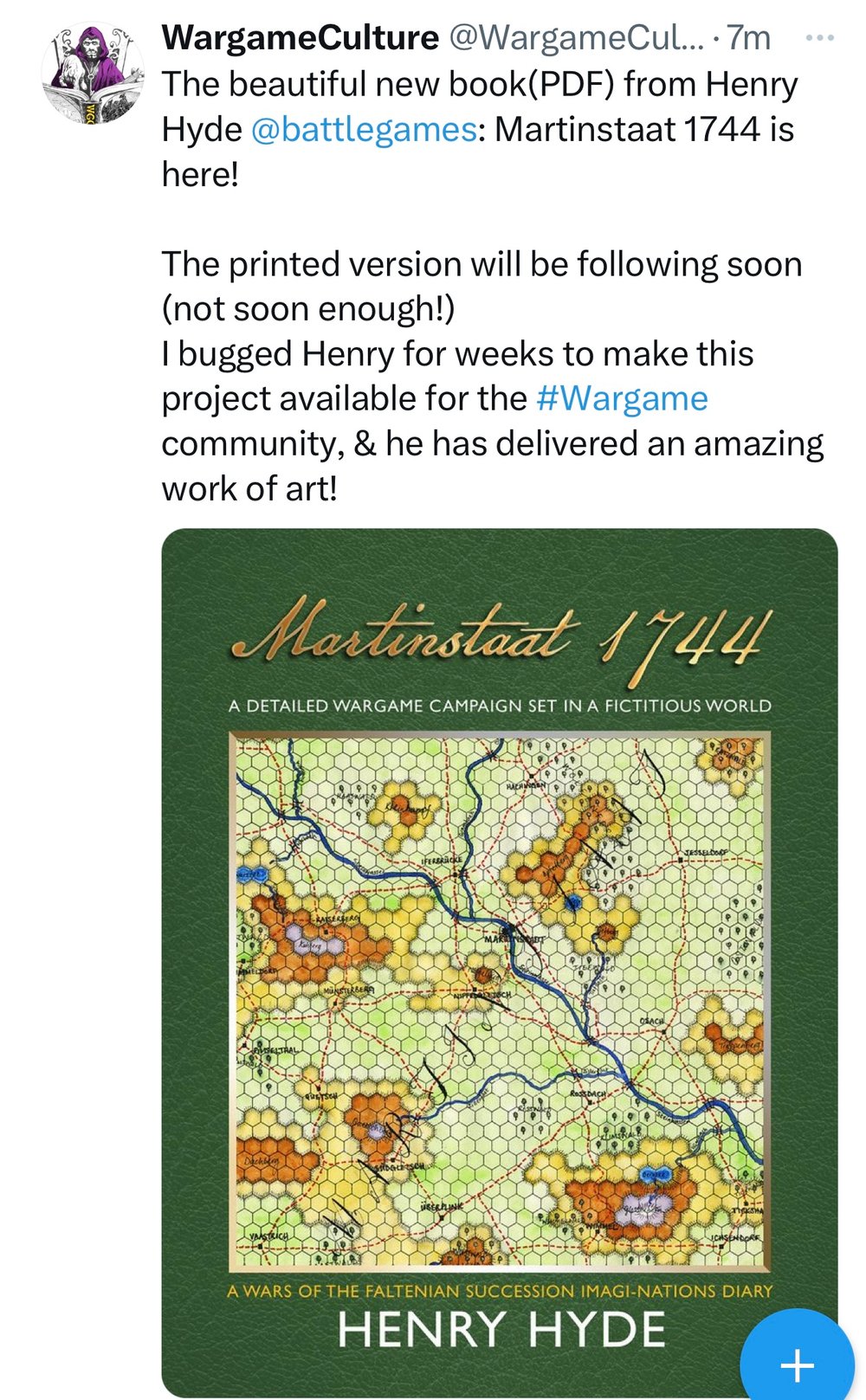 screenshot of praise for the book seen on Twitter