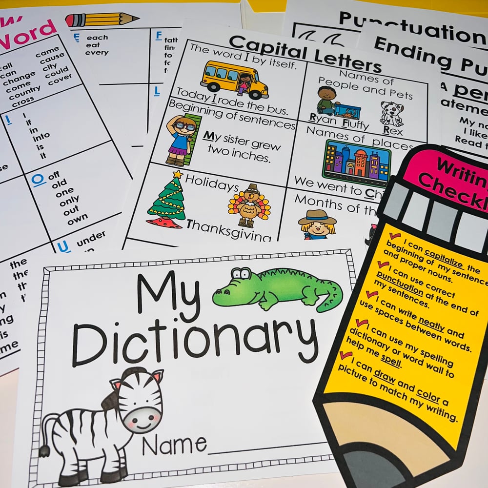 other writing activities center